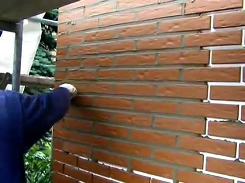 Затирка швов клинкерной плитки