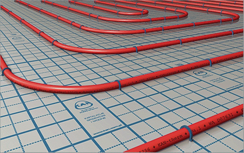 Укладка труб по разметке