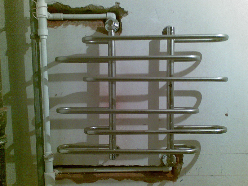 Подключение полотенцесушителя в центральную систему теплого водоснабжения