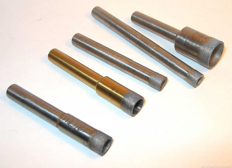 Сверла для кафеля диаметром от 15 до 30 миллиметров.