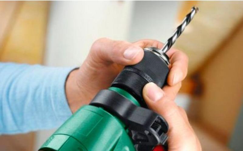 Ударная дрель и победитовое сверло