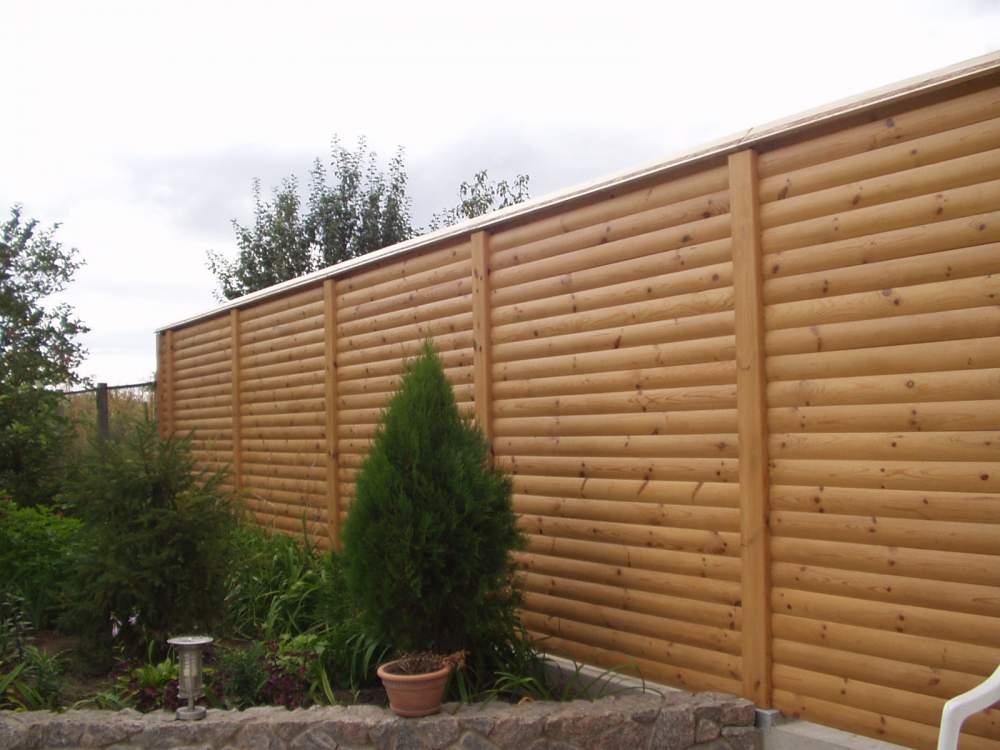 Забор из бруса Забор из бруса