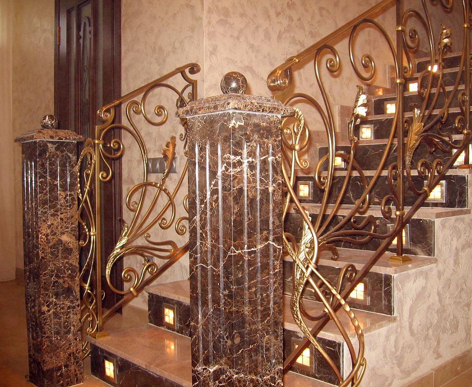 Художественно кованая лестница Художественно кованая лестница