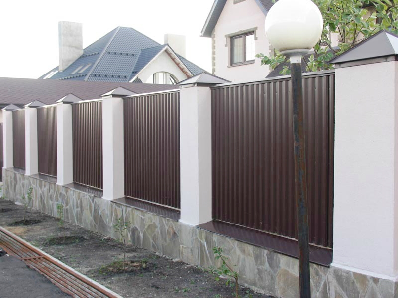 Забор из профлиста