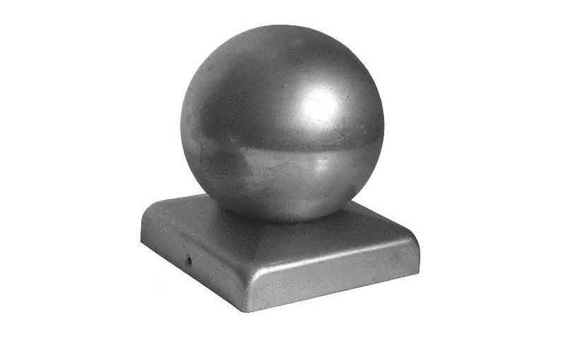 Металлическая заглушка с украшением в виде шара