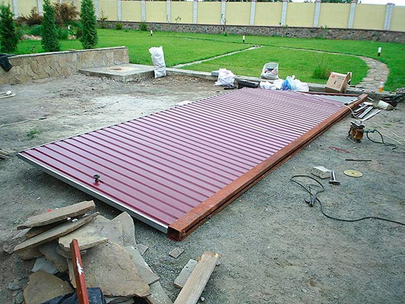 Комплектующие для откатных самодельных ворот