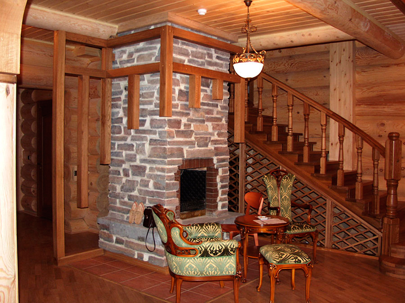 Печь в загородном доме