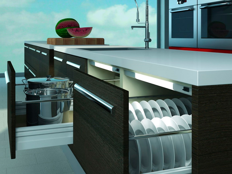 Светильники люминесцентные растровые для кухни