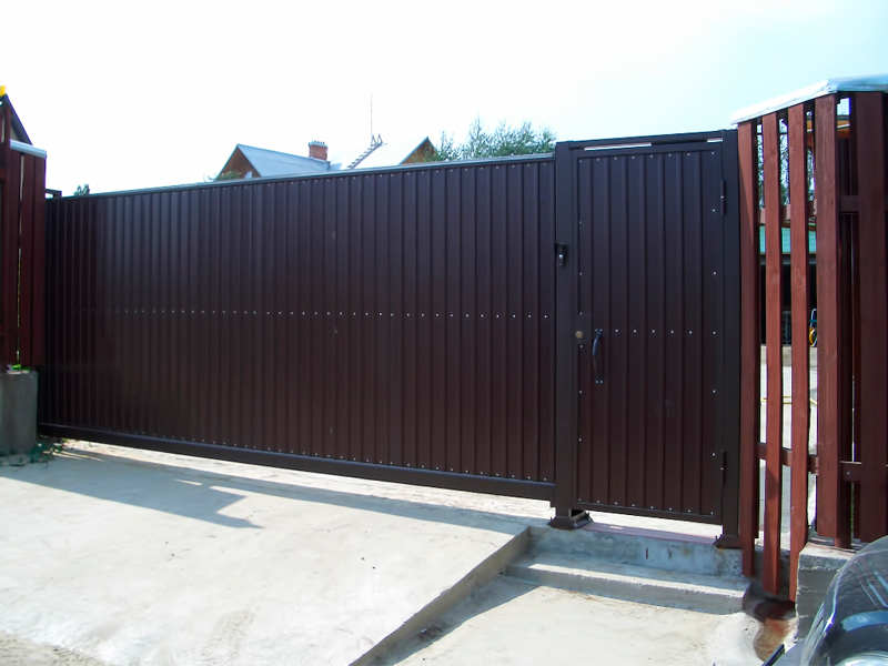 Производство полотна для откатных ворот