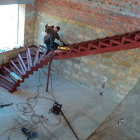 Ограждения лестниц из металла своими руками