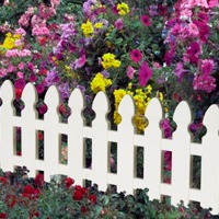 Эксклюзивный декоративный забор для цветника своими руками