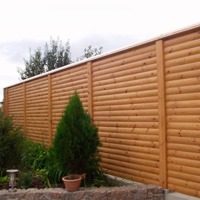 Редкий вариант ограждения: забор из бруса – красота за те же деньги