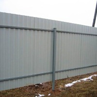 Рекомендации: как построить забор из профиля своими руками без заморочек