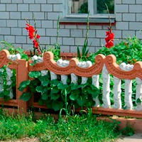 Забор своими руками для палисадника