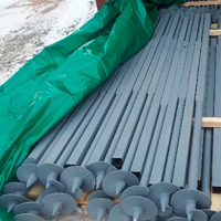 Винтовые сваи для забора - преймущества, виды, установка