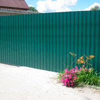 Как делать забор из профнастила своими руками: нюансы