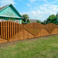 Красивый забор из штакетника – изюминка загородной территории