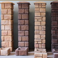 Универсальное решение - бетонные блоки для столбов забора