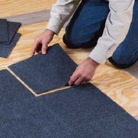 Укладка плитки пвх на пол в собственном доме