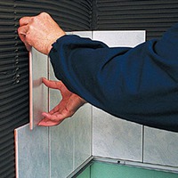 Простая укладка плитки на гипсокартон в ванной комнате