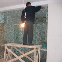 Межкомнатные перегородки из стекла своими руками