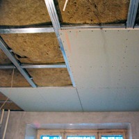 Монтаж подвесного потолка из гипсокартона своими руками