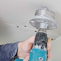 Установка светильников в подвесной потолок